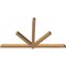 Ekena Millwork Kennewick Timber Gable Bracket, Western Red Cedar, 84"W x 49"H x 3 1/2"D x 3 1/2"F, 14/12 Pitch GBW084X49X0404KEN00SWR - alternate 5